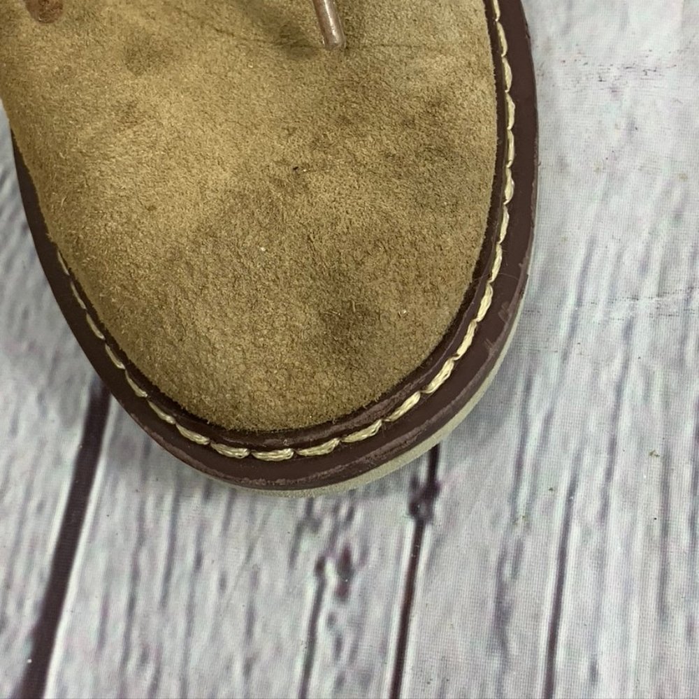 Tucker + Tate Tan Suede Lace Up Oxford Derby Shoes - Picture 5 of 9
